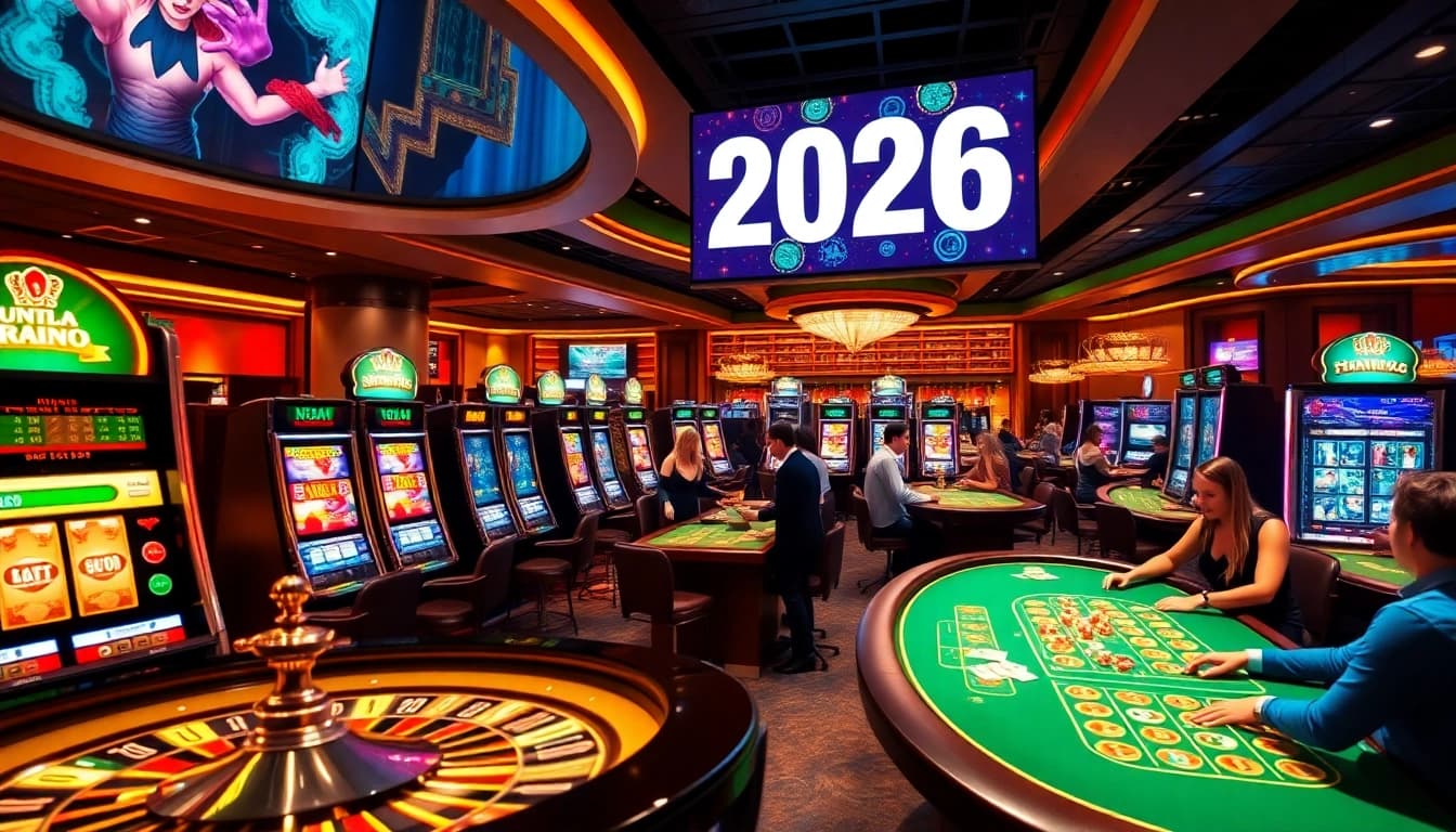 Vivez l'excitation du casino en ligne 2026 avec des tables vibrantes et des joueurs animés.