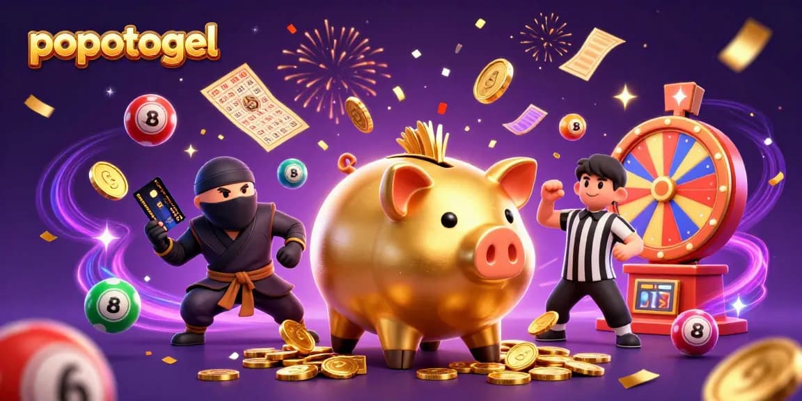 Experience thrilling gameplay at popotogel with dynamic lottery balls and colorful casino elements!