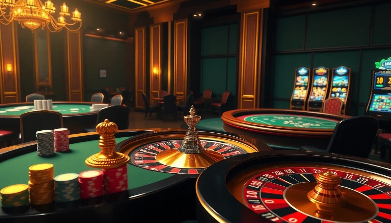 Vivez le luxe et l'excitation au casino en ligne 2026 avec une magnifique roulette, des tables de poker et des paris en ligne.