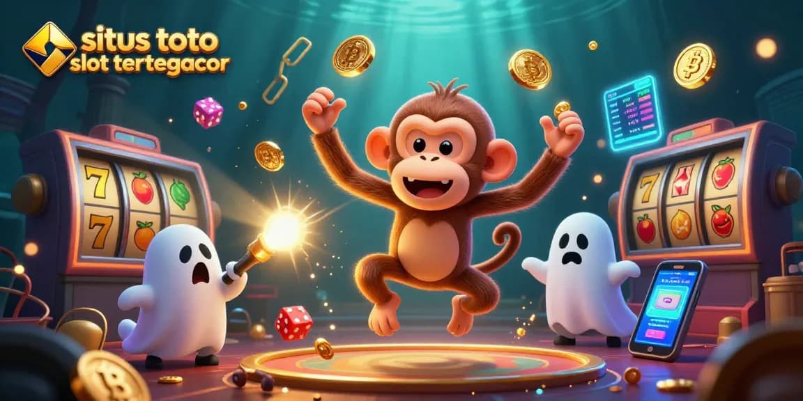 Experience the excitement of situs toto slot tergacor in this vibrant 3D casino scene.