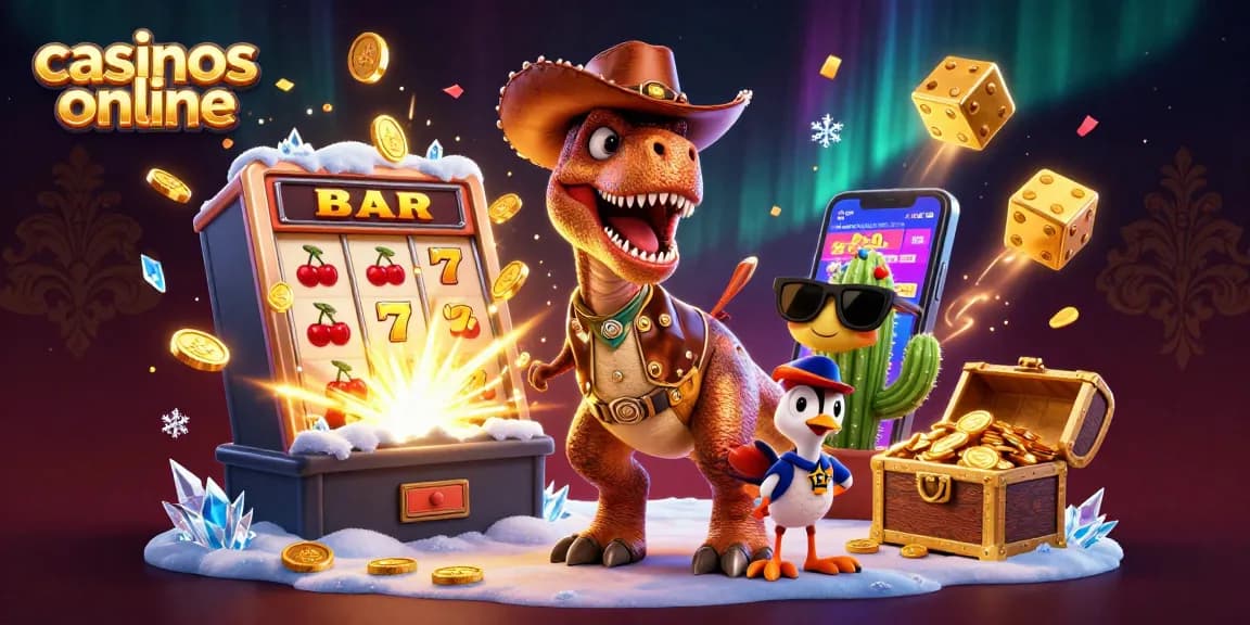 Disfruta de los casinos online con esta escena llena de acción y juegos emocionantes.