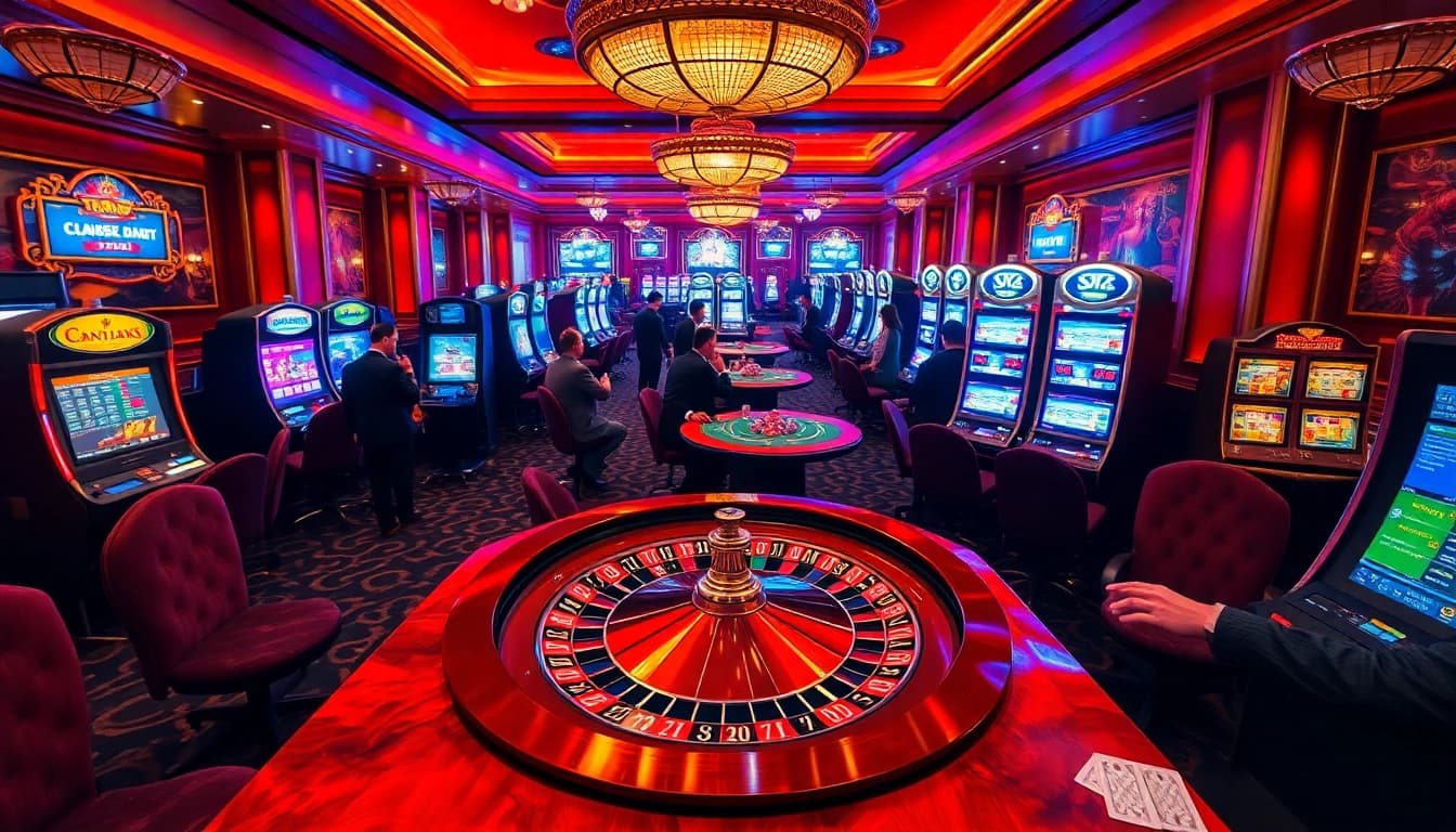 Découvrez l'excitation du casino en ligne 2026 avec des tables vibrantes et une atmosphère passionnante.