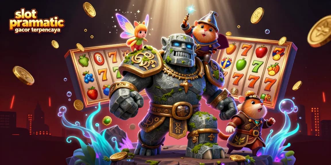 Permainan slot pragmatic gacor terpercaya menawarkan pengalaman menang besar dengan simbol keberuntungan dan jackpot berkilau.