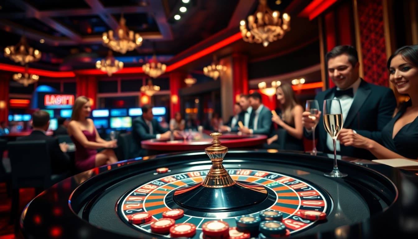 Keberuntungan menanti di kasino bbni4d dengan meja roulette yang elegan.