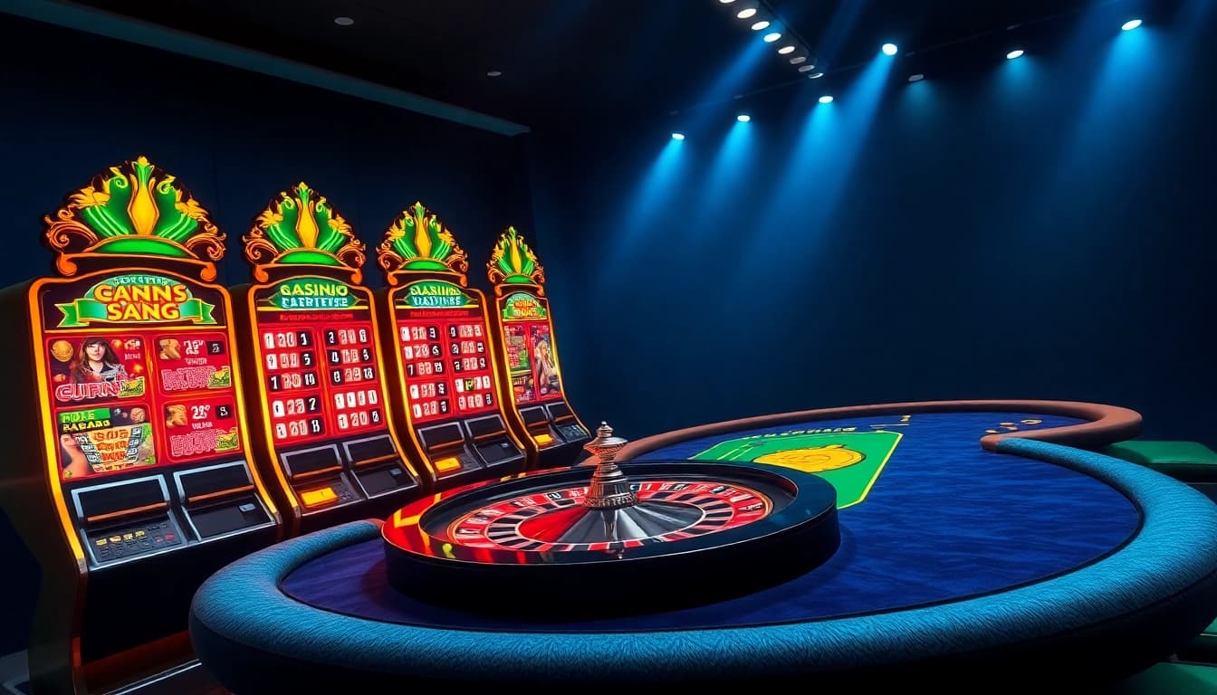 Découvrez les sensations du casino en ligne 2026 avec des machines à sous vibrantes, de la roulette et du poker dans un cadre luxueux.