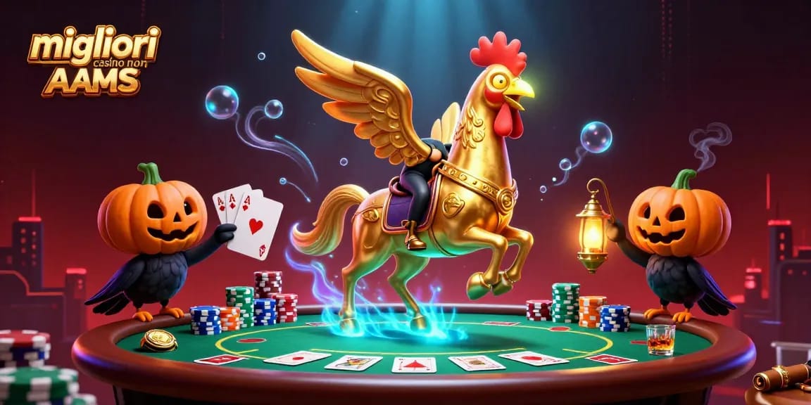 Scopri i migliori casino non AAMS con un'illustrazione vivace e dettagliata