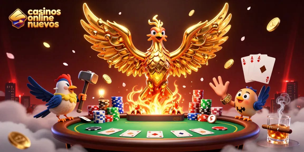 Los casinos online nuevos ofrecen una experiencia vibrante con un fénix dorado y emocionantes juegos.