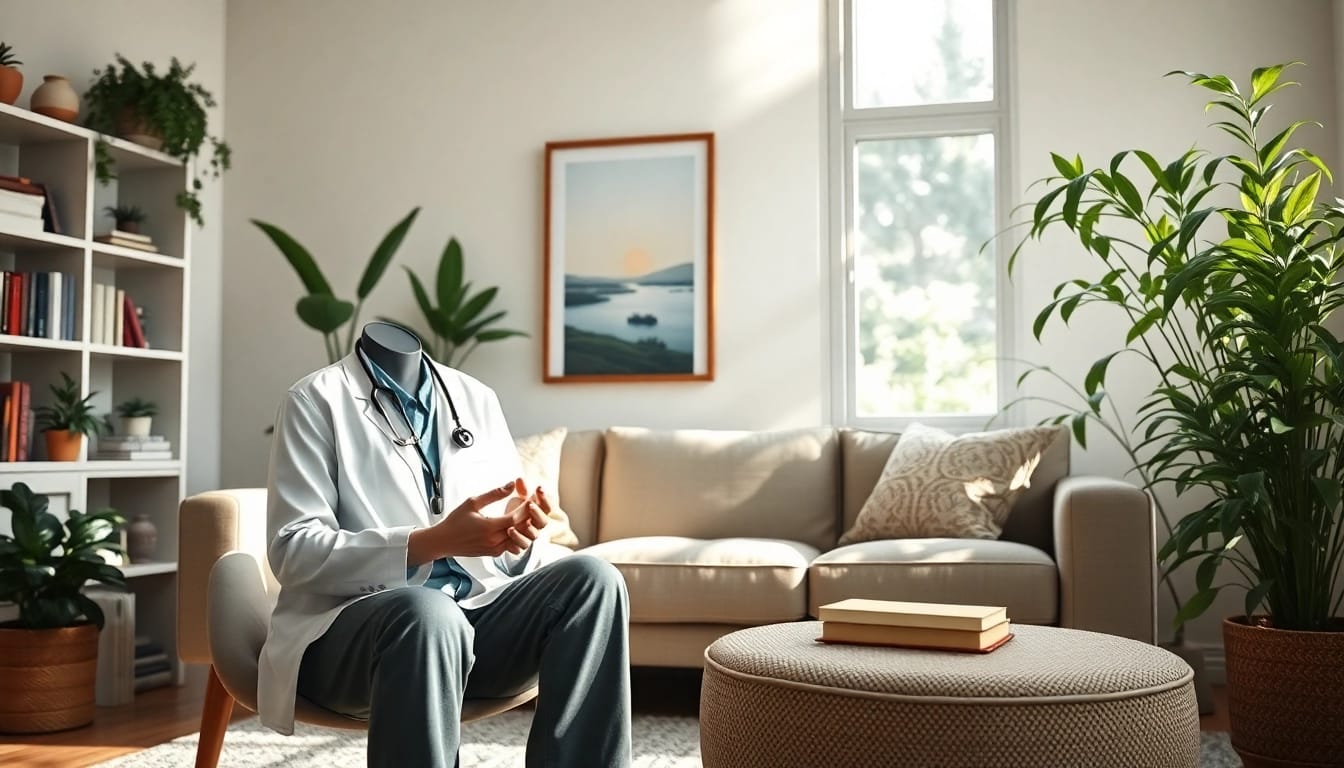 Engaging counseling session at Donna Morgan Counselling, featuring a serene environment.