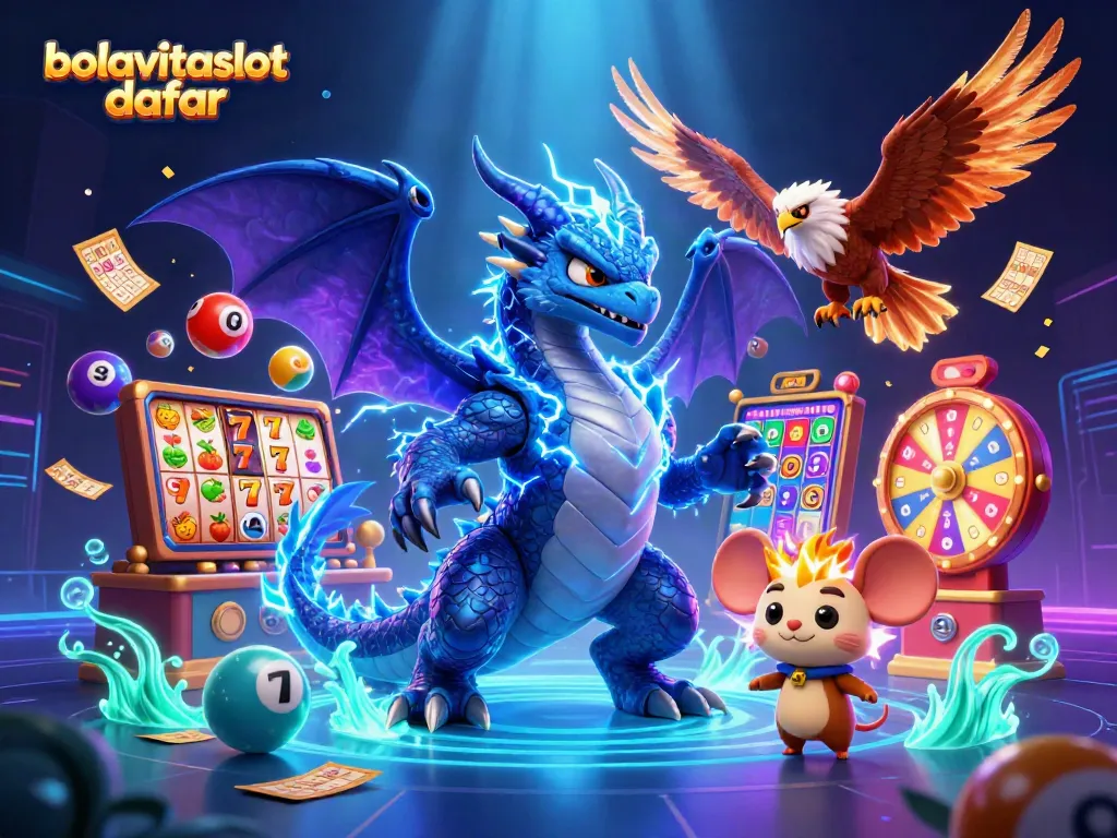 Engage with bolavitaslot daftar showcasing vibrant slot games and a dynamic casino atmosphere.