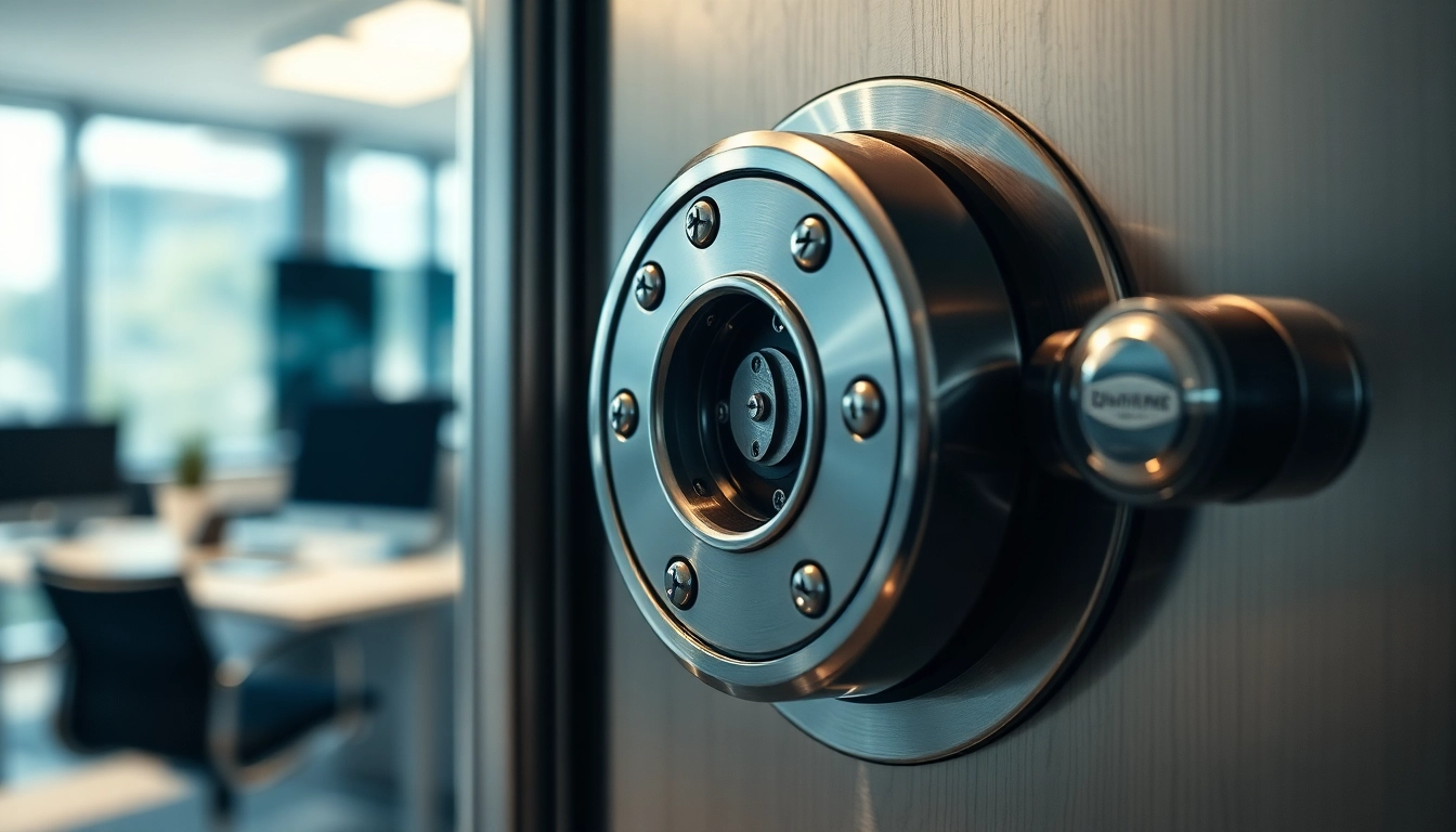 Locksta sicherer Schloss im Detail, zeigt innovative Sicherheitsmechanismen.