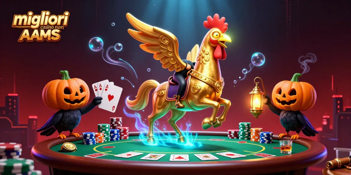 Scopri i migliori casino non AAMS con un'illustrazione vivace e dettagliata