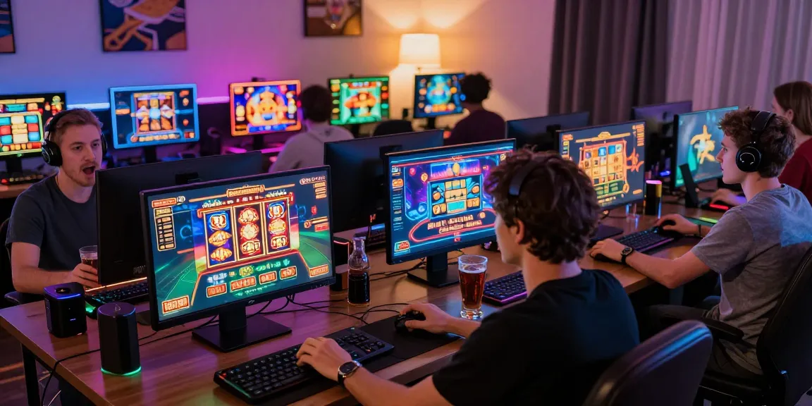 Engaging online casino gaming scene at https://rcnhca.org.uk showcasing diverse players, games, and technology.