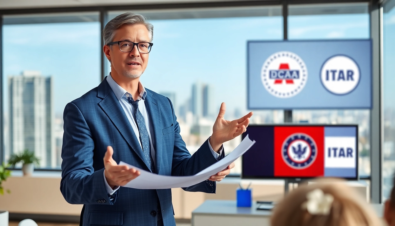 Engage with expert insights on FCPA/DCAA/Flowdown/ITAR/EAR compliance in a professional setting.