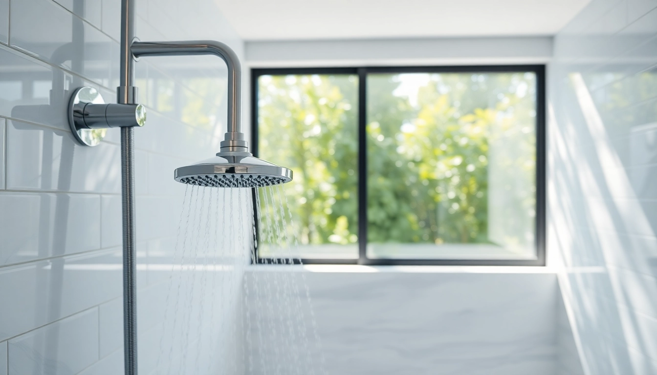 Enhance your bathroom with a luxurious design from sunny shower usa inc, featuring a modern, stylish shower installation.