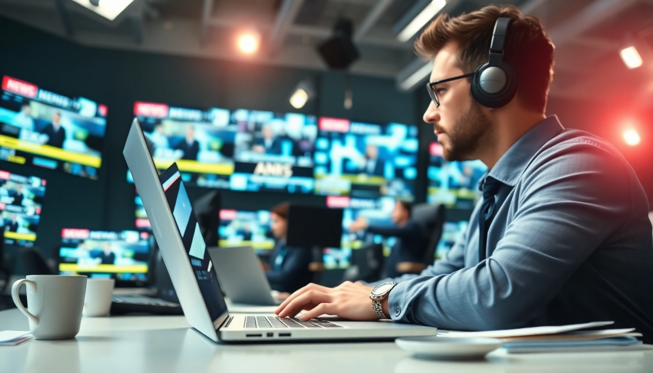 Creating impactful news headlines in a dynamic newsroom environment.
