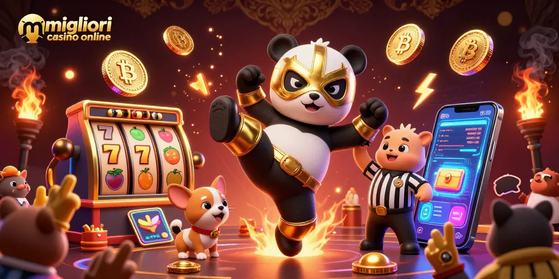 Scopri i migliori casino online dove il panda lottatore è in azione con slot e criptovalute.