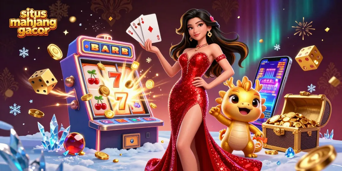 Engage with situs mahjong gacor as stunning characters and dynamic casino elements animate the scene.