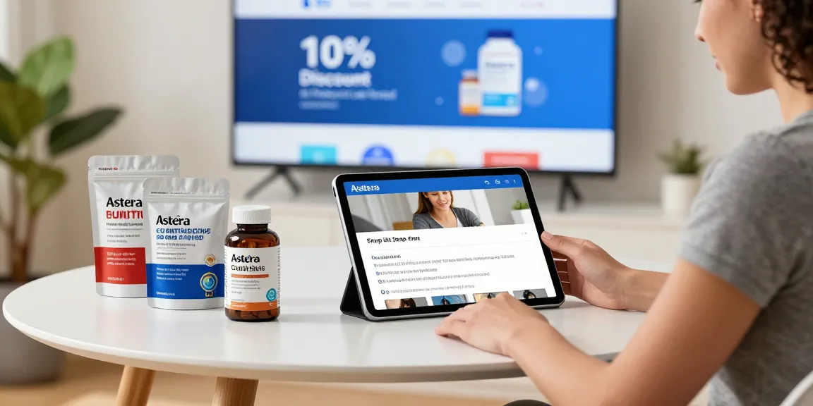 Shopping on Astera Shop for quality lab-tested steroids with a 10% discount.