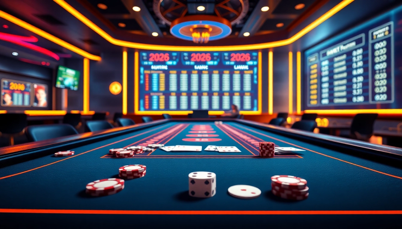 Vivez l'excitation de casino en ligne 2026 avec des interfaces de jeu avancées et des éléments de casino vibrants.