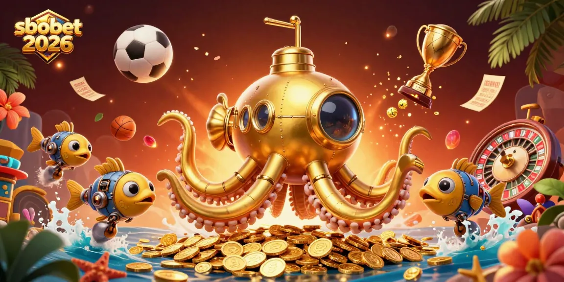 Engage in sbobet 2026 sports betting with a vibrant underwater scene filled with action.