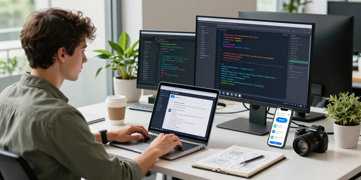 Discover the telegram中文版 app interface in a modern coding workspace.
