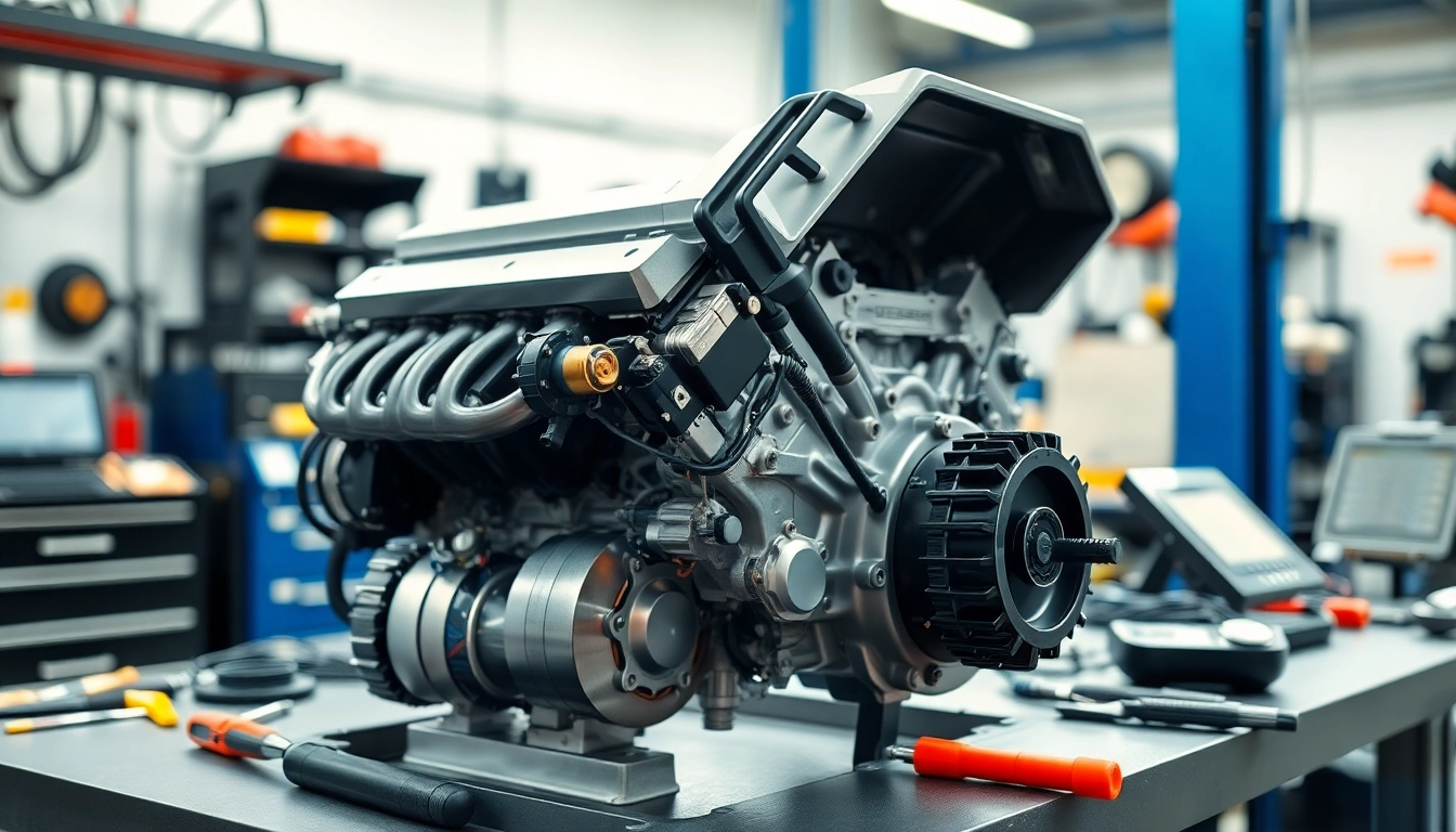 Optimize vehicle performance with Approved Engines in a modern workshop setting.