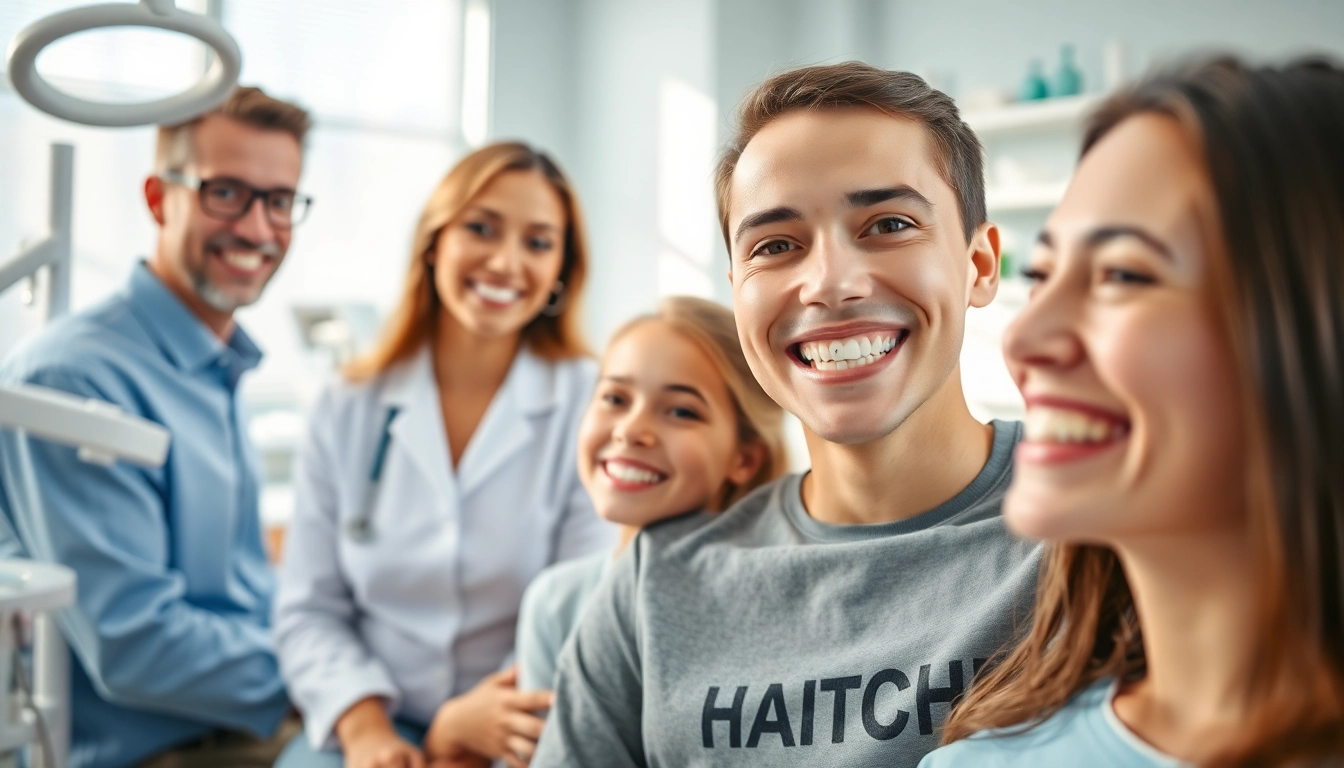 Orthodontist near me assisting a patient in a modern clinic for braces and aligners.