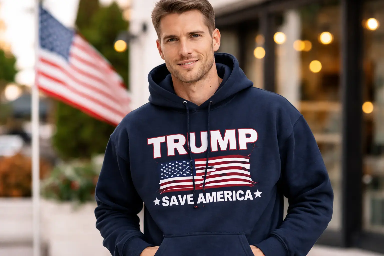 trump hoodie