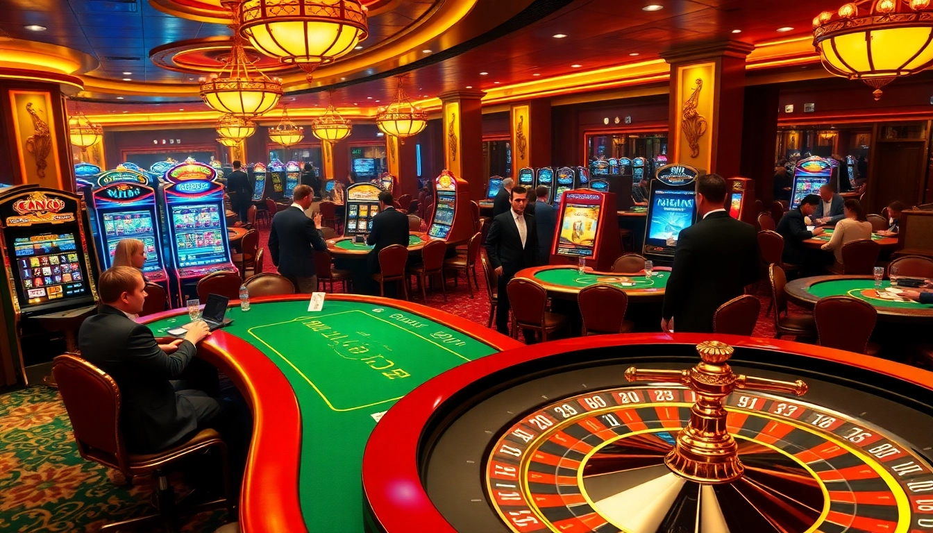 Experience thrilling casino action at Jogoluck with vibrant games, poker tables, and roulette spins.