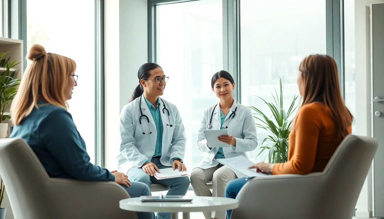 Prominent scene of ad DÓC Medical consultation highlighting doctor-patient interaction.