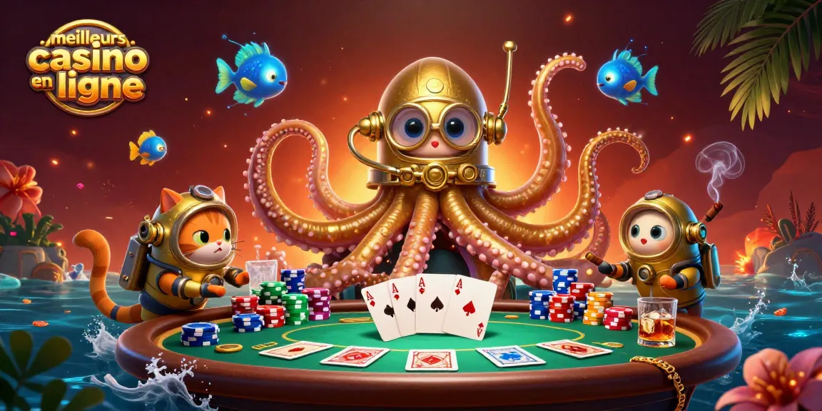 Vivez une action palpitante aux meilleurs casino en ligne avec cette illustration 3D dynamique mettant en avant des éléments de jeu dynamiques.