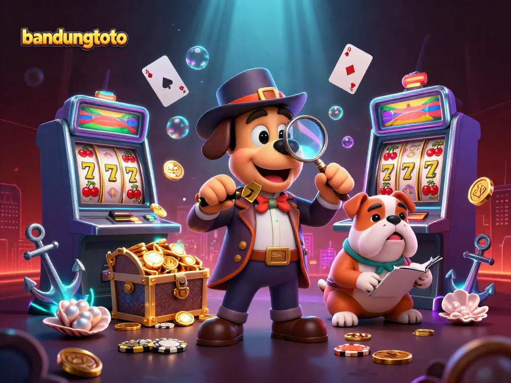 Engage in winning strategies at bandungtoto with this thrilling casino illustration featuring dynamic elements.
