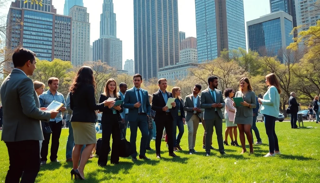 Engaging with free job post new york opportunities in a vibrant New York City park.