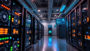 Best crypto mining site featuring advanced mining rigs in a modern facility.