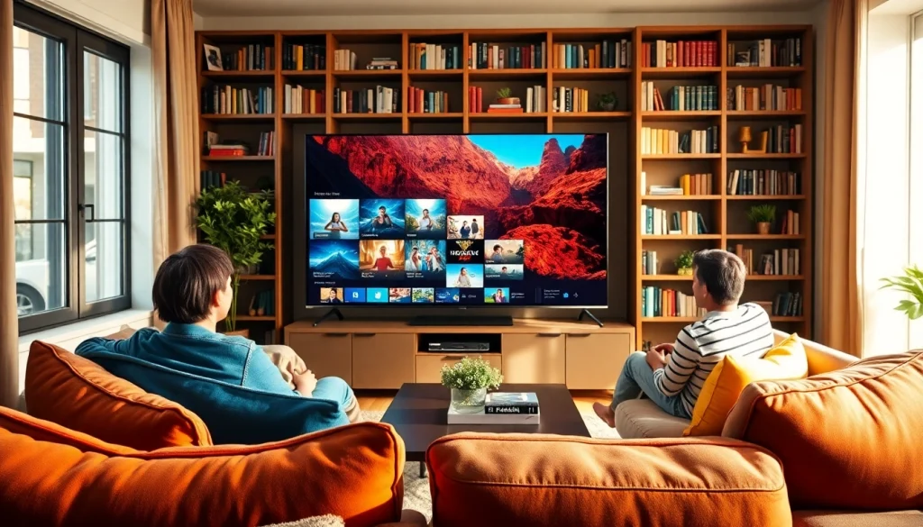 Enhance your home entertainment experience with iron tv in a cozy living room setup.