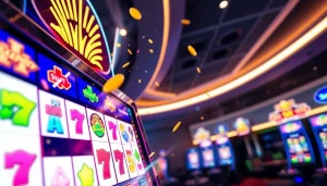 Menangkan hadiah dalam permainan slot depo pulsa dengan antarmuka yang mencolok.