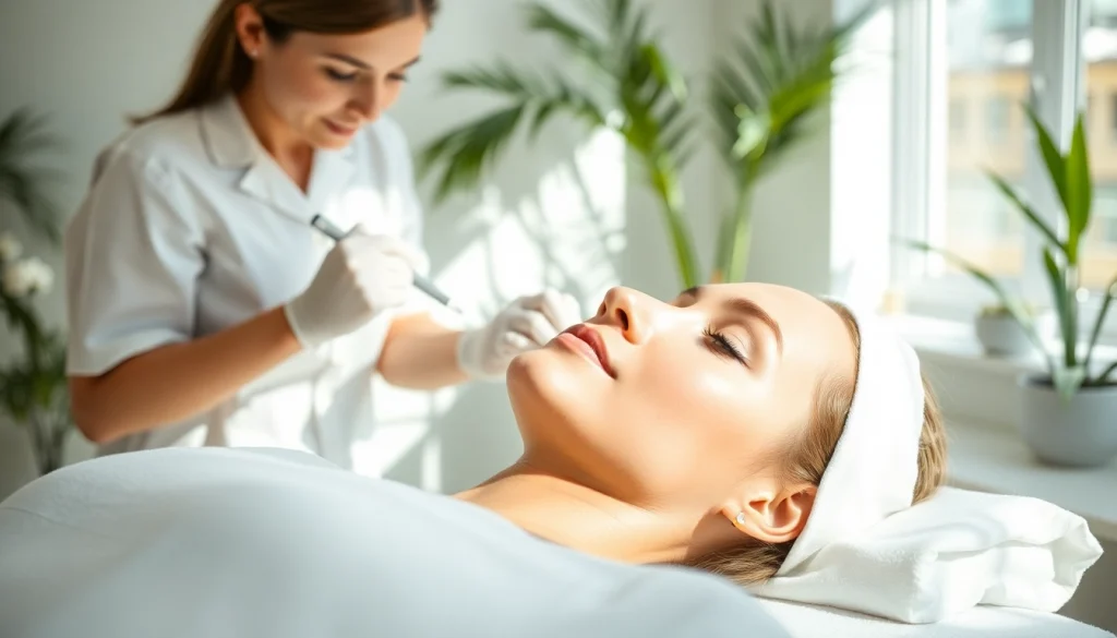 Refresh your skin with a VI Peel Nyack treatment featuring a serene clinic environment.