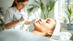 Refresh your skin with a VI Peel Nyack treatment featuring a serene clinic environment.
