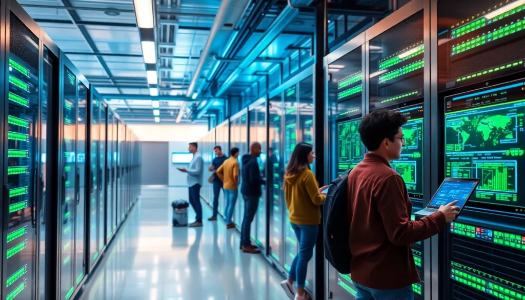 Best cloud mining facility showcasing AI technology and eco-friendly operations.