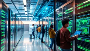 Best cloud mining facility showcasing AI technology and eco-friendly operations.