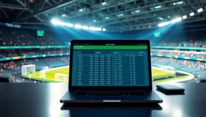 Explore sportsbooks in Canada showcasing modern betting interfaces and vibrant sports scenes.