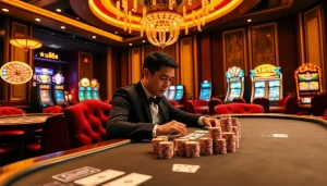 Experience thrilling gambling action at uu88 com with exciting poker tables and vibrant slot machines.