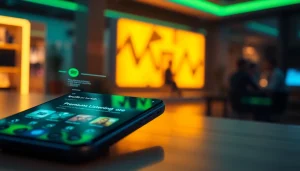 Discover the features of the spotify mod apk on a sleek smartphone interface.