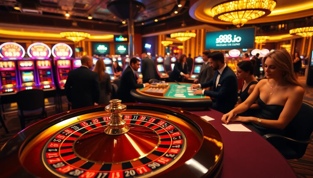 Capturing the thrill of casino games at s88a.io with poker and roulette excitement.