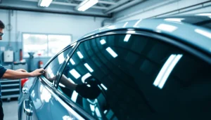 Enhance your vehicle's style with a window tint gift card, showcasing expert installation.