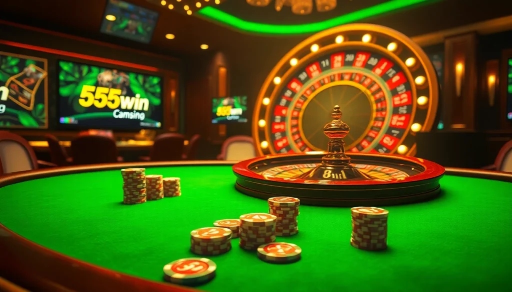 Engage in exciting gambling at 555win com with vibrant casino elements and thrilling gameplay.