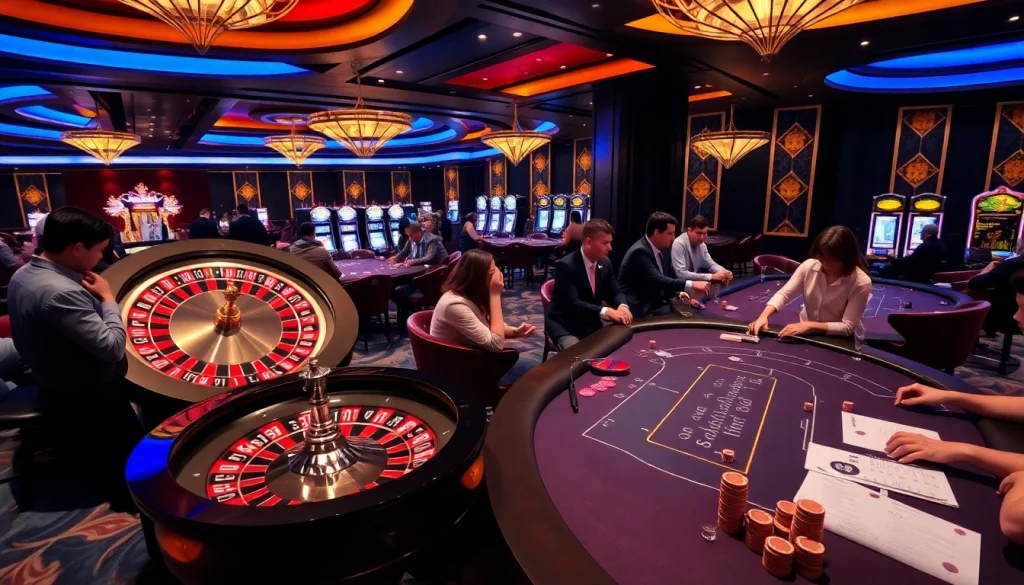 Experience the thrill of winning at good88k.blog with vibrant casino visuals featuring roulette and poker.