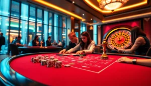 Experience thrilling gameplay at https://xx88.nl/ with vibrant casino elements and intense gamblers engaged.