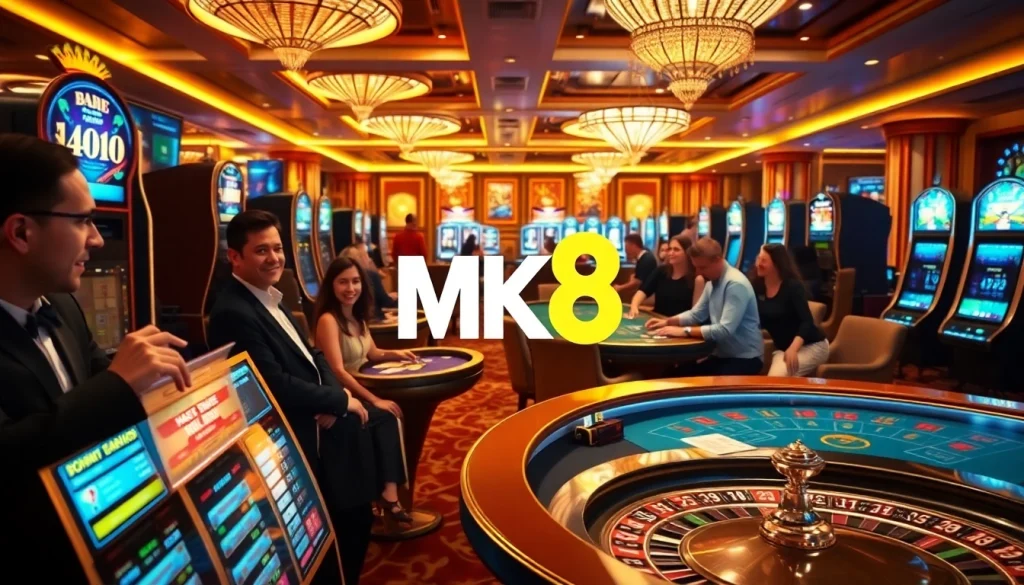 Experience thrilling gameplay at MK8.COM with exciting casino tables and engaging slot machines.