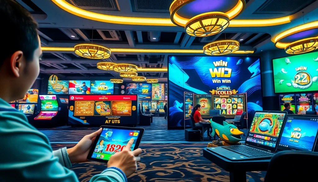 Giao diện hấp dẫn cho Saowin 92 Win, trình diễn đa dạng các tùy chọn chơi game trực tuyến.